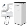 Climatiseur mobile 9000BTU - 2.6KW avec télécommande et fonction Wifi