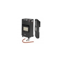 Chauffage gaz infrarouge 4.2 KW pliable avec tuyau et détendeur compatible pour la vente en France - Warm Tech