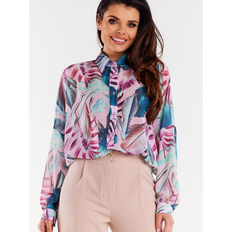 Chemise manche longue model 196617 awama