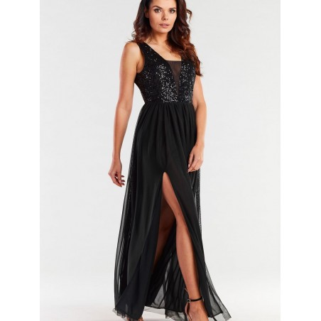 Robe longue model 174301 awama