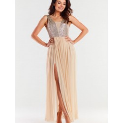 Robe longue model 174302 awama