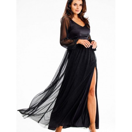 Robe longue model 189439 awama