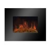 Foyer decoratif mural 1800W Effet Bois - Warm Tech