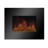 Foyer decoratif mural 1800W Effet Bois - Warm Tech