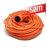 Allonge électrique 50m-3g*1.5mm2 Orange - I-Watts