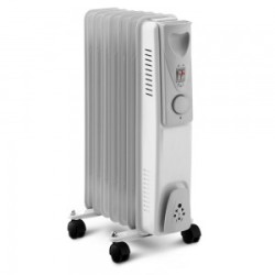 Radiateur bain d'huile 1500W 7 éléments - Warm Tech