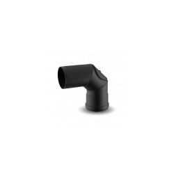 Coude 90° poêle à pellets Diam. 80mm - Warm Tech