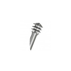 Applique flambeau Inox 60W - E27