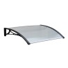 Auvent de porte en polycarbonate