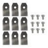 Lot de 9 lames pour robot tondeuse