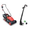 Kit tondeuse électrique + coupe bordures