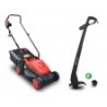 Kit tondeuse électrique + coupe bordures