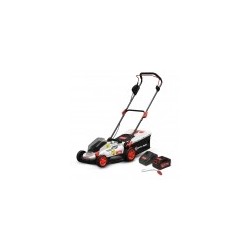 Tondeuse rechargeable 20V - Largeur de coupe 33 cm - Batterie et chargeur fournis - ElemGarden