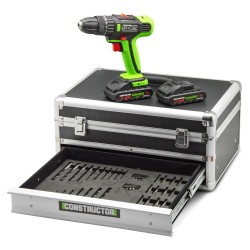 Perceuse visseuse 18V avec percussion -2 batteries