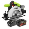 Scie circulaire max 20V + batterie 4Ah + chargeur - Lame 150mm 18 dents - Constructor