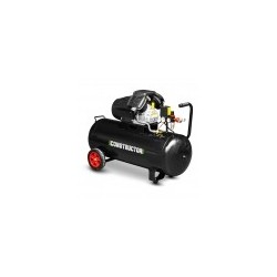 Compresseur à huile 100L bicylindre - 8 bars - 2.2Kw - Constructor
