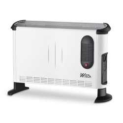 Convecteur électrique mobile 3000W avec soufflerie - 3 positions - Warm Tech