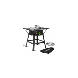 Table scie circulaire 2000W - 254mm - Livrée avec 2 lames (24 et 40 dents) - Constructor