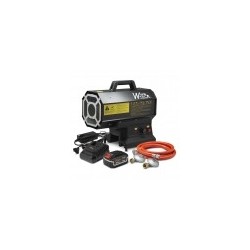 Canon à chaleur au gaz réglable de 9 à 20KW et fonctionnant sur batterie ou sur secteur - Warm Tech