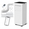 Climatiseur mobile 9000BTU - 2.6KW avec télécommande et fonction Wifi