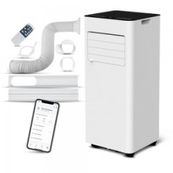 Climatiseur mobile 9000BTU - 2.6KW avec télécommande et fonction Wifi