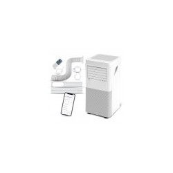 Climatiseur mobile réversible chaud/froid 9000BTU - 2.9KW avec télécommande et fonction Wifi