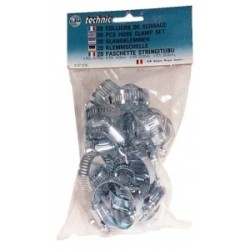 Colliers de serrage 20 pièces - Elem Technic