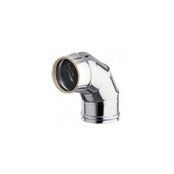 Coude 90° en Inox - Diamètre 80/100mm - Warm Tech