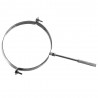 Collier mural en Inox avec goujon - Diamètre 100mm