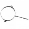 Collier mural en Inox avec goujon - Diamètre 100mm