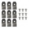 Lot de 9 lames pour robot tondeuse