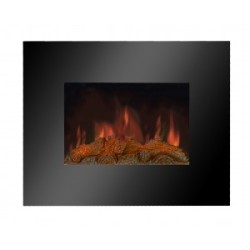 Foyer decoratif mural 1800W Effet Bois - Warm Tech
