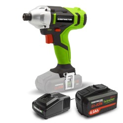 Visseuse à chocs 20V avec batterie 4Ah et chargeur - 140Nm - Constructor