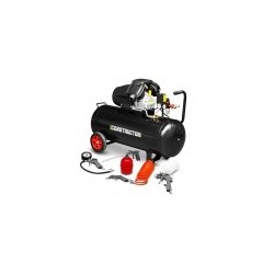 Compresseur à huile 100L+5 accessoires -Constructo