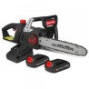 Tronçonneuse rechargeable 40V (2x20V) - Guide et chaîne Oregon - Livrée avec 2 batteries et chargeur
