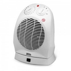 Radiateur soufflant 2000W oscillant avec thermostat - Warm Tech