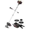 Débroussailleuse thermique 52cc - bobine + 3 lames - Elem Garden
