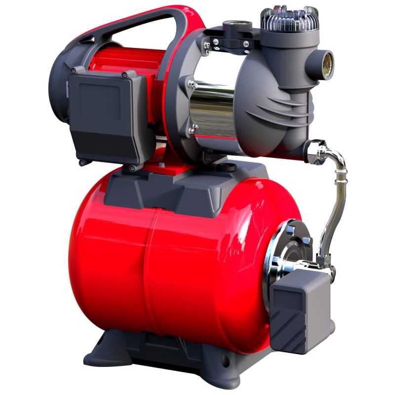 Groupe hydrophore 1100W avec réservoir 24L